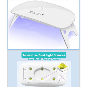 Women's Kepma White UV LED Nail Mini Lamp NWT